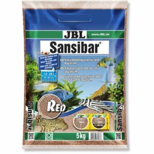 JBl Sansibar Red substrat de sol pour aquarium 5kg