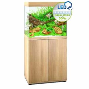 aquarium Juwel Lido 200 Led avec meuble bois clair