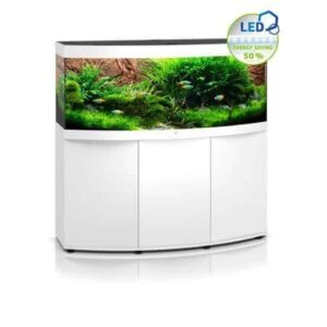 aquarium juwel vision 450 litres avec meuble blanc