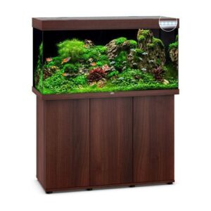Juwel Rio 350 bois brun led avec meuble aquarium 350l