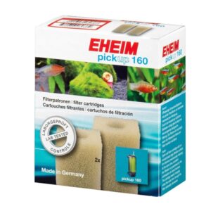 2 mousses filtrantes blanches : filtre Eheim PickUp 160