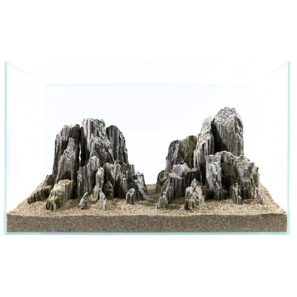 Grey fossil wood glimmer wood rock aquascaping