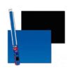 Aqua Nova Poster de fond Noir/Bleu 150x60 cm