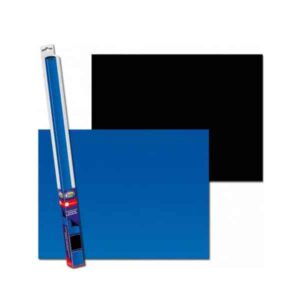 Aqua Nova Poster de fond Noir/Bleu 60x30 cm