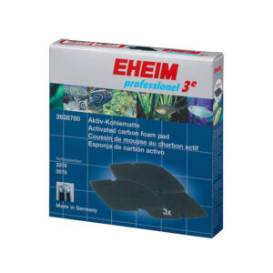 Mousses au charbon actif EHEIM pour filtres Professionel 2076/2078 – Lot de 3